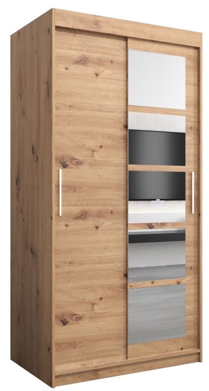 Szafa przesuwna Abiks ROMA 1 100 artisan + artisan 1 szt.