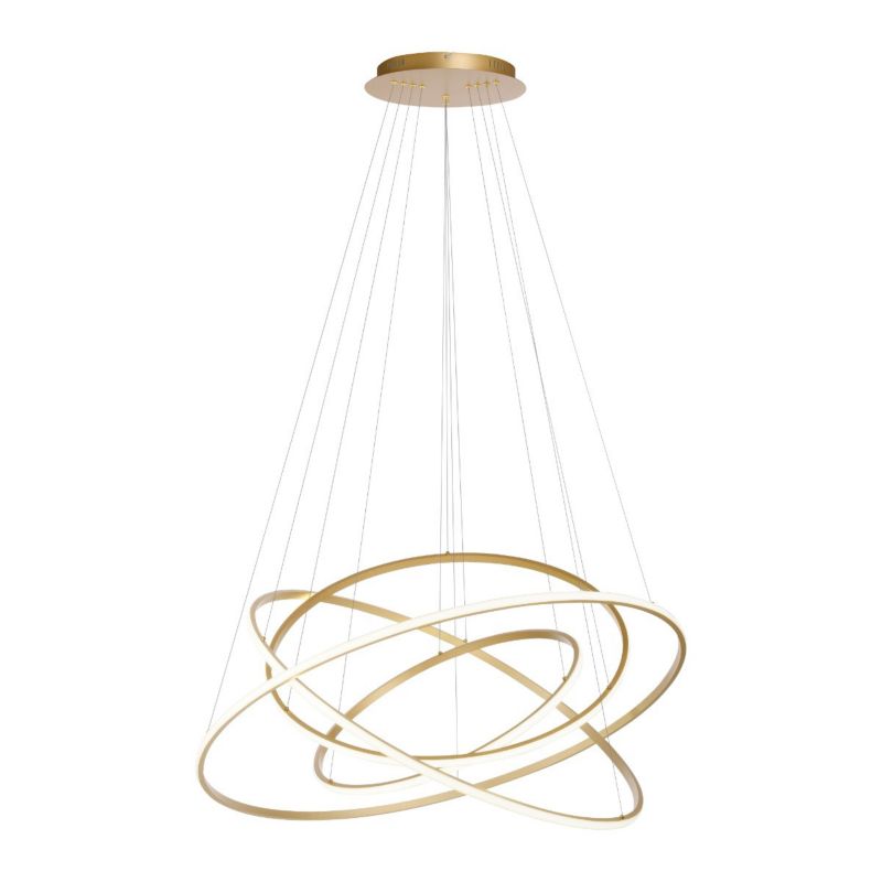 Lampa wisząca Paul Neuhaus Tessara mosiądz matowa-złota wym: 300 x 109 x 109 cm wbudowany LED 97W 1 szt.