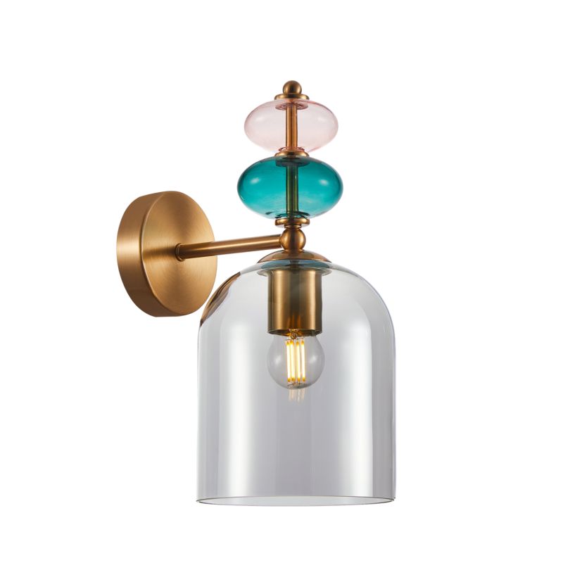 Kinkiet Busco 1 x E27 smoke