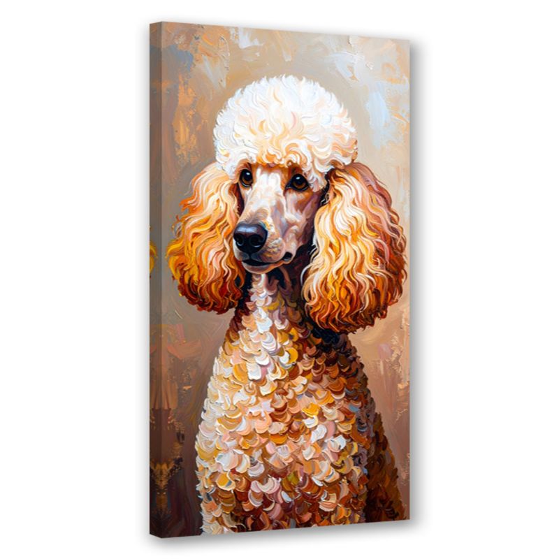 Obraz canvas nowoczesny do salonu biura Feeby Pudel Pies Zwierzę 50x100cm 1szt