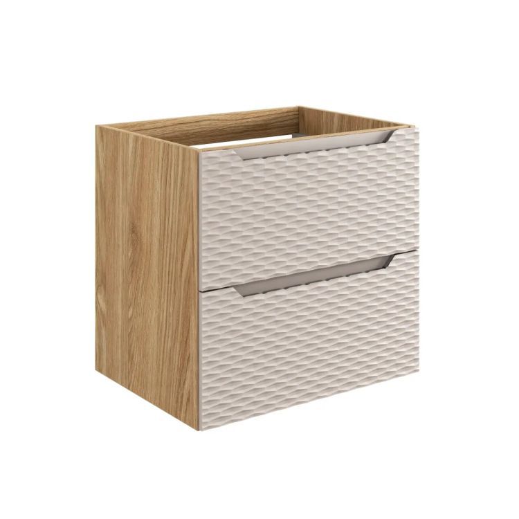 Szafka Comad pod umywalkę OCEAN BEIGE 82-60-2S 60cm dąb olejowany/beżowa 1 szt