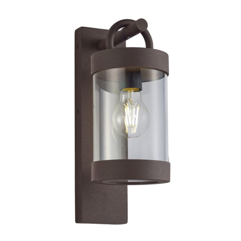 Kinkiet ścienny zewnętrzny Trio Sambesi miedziano-biały 1 x E27 x IP44 wym: 33 x 12,5 x 12,5 cm - 1 szt.