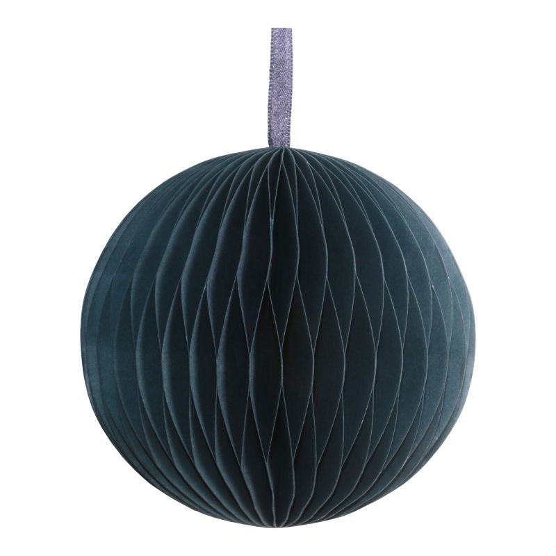 Bombki papierowe 2 szt. niebieskie