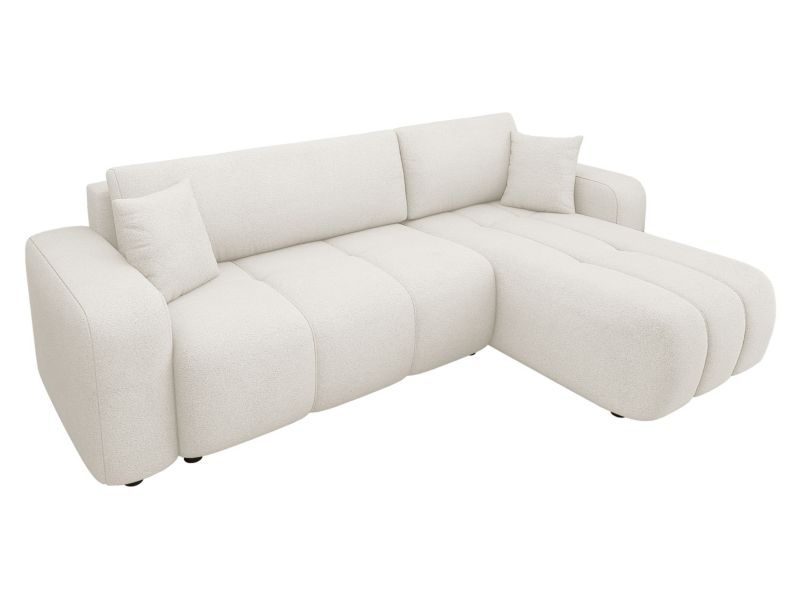 Narożnik z funkcją spania MIRJAN 24 Furyn biały papirus 1 szt.