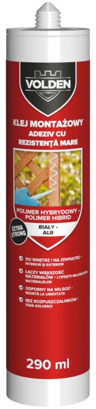 Klej montażowy Volden 290 ml biały