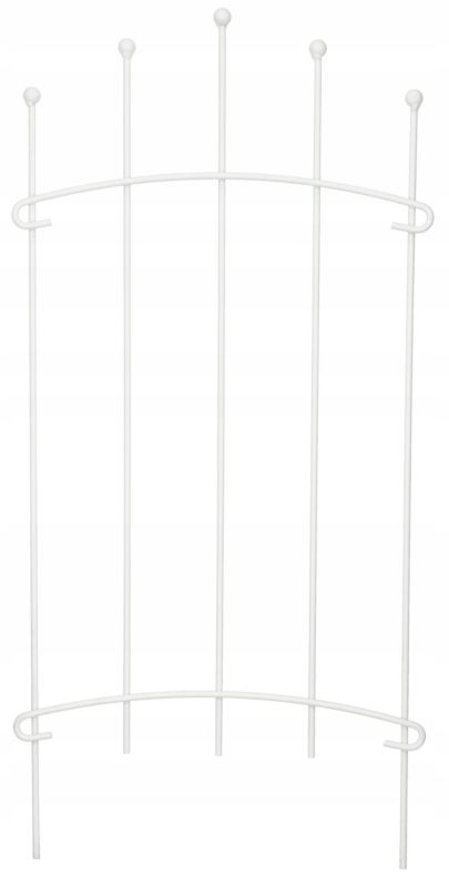 Płotek palisada KOTARBAU wbijany białe 480 mm 1 szt.