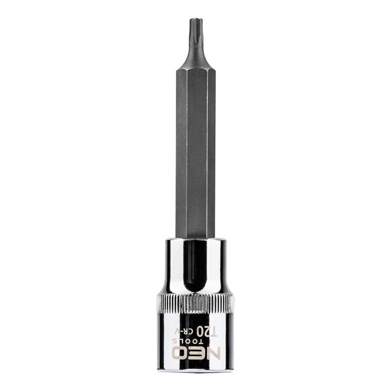 Końcówka Torx na nasadce 1/2" NEO TOOLS T20 x 100 mm 1 szt.