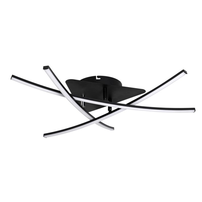 Żyrandol LED MasterLED Modena Loria lampa sufitowa 62 cm 29W 4000K czarny 1 szt.