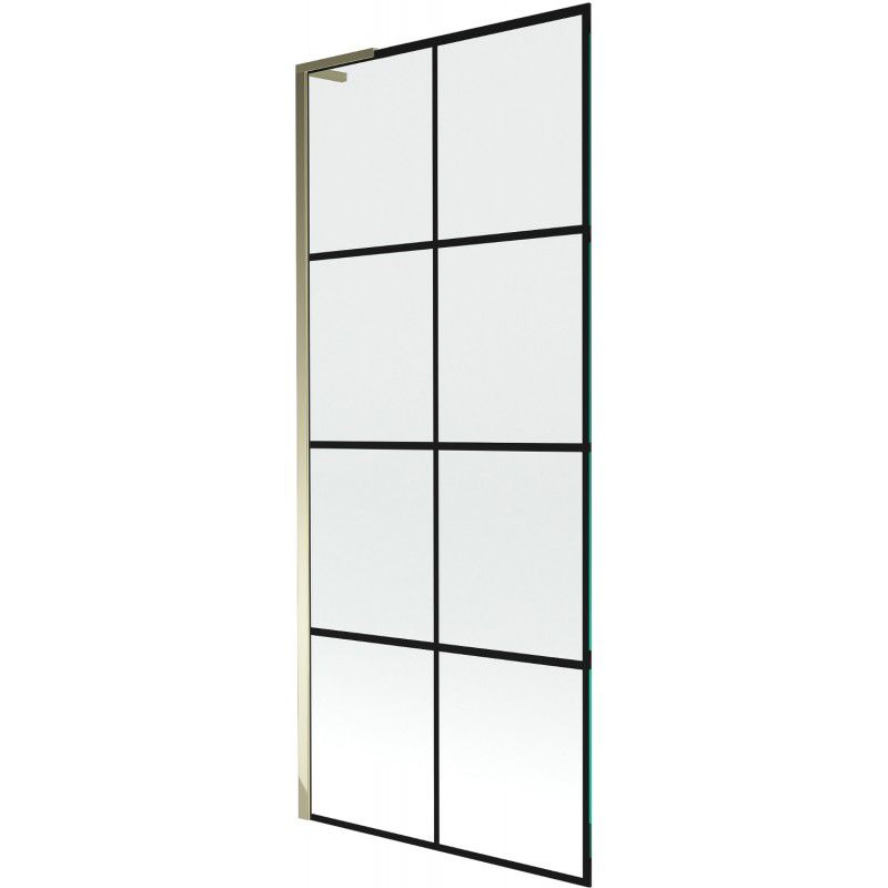 Parawan nawannowy Mexen Next L czarny wzór złoty 80x150 cm 1 szt.