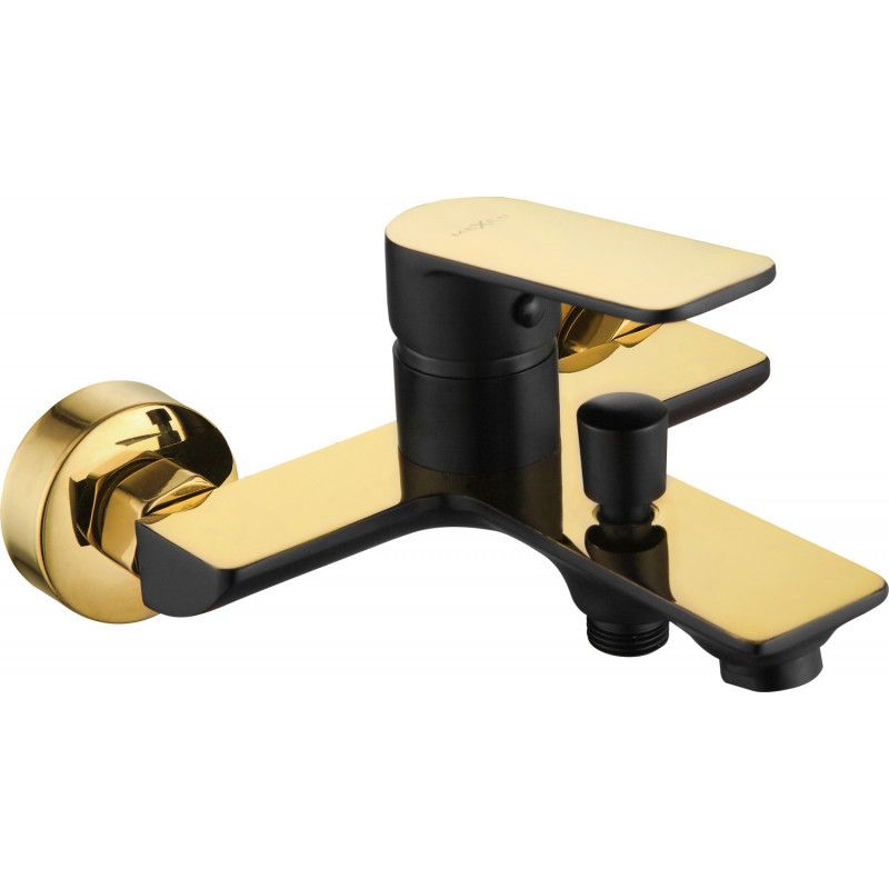 Bateria wannowa Mexen Alfa czarny/złoty 1 szt.