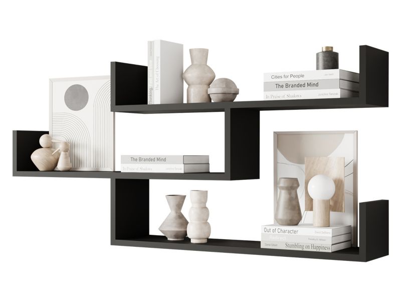 Półka MIRJAN 24 Trio 003 czarny grafit 1 szt.