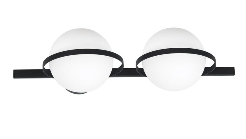 Kinkiet ścienny Aldex Drops czarno-biały 2 x E14 x 40W IP20 wym: 19 x 53 x 21 cm - 1 szt.