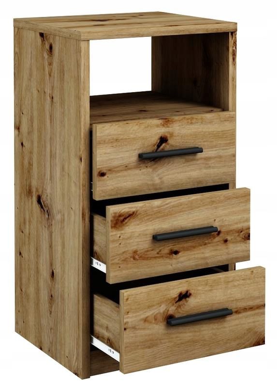 Komoda Matkam 3SO szafka ufc dąb artisan 1 szt.