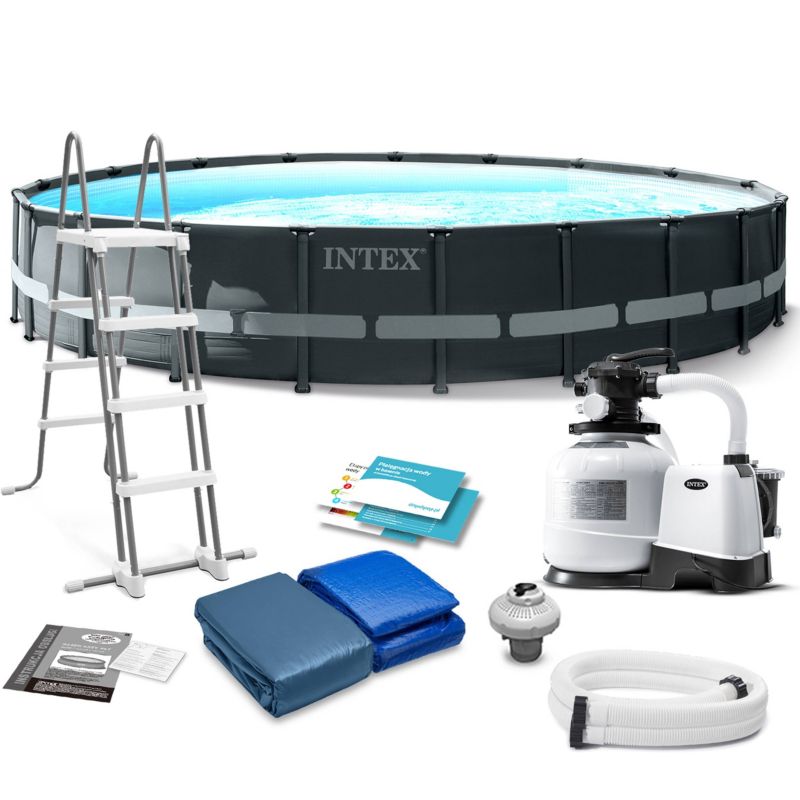 Basen ogrodowy Intex stelażowy z pompą 610x122 26334 1szt.