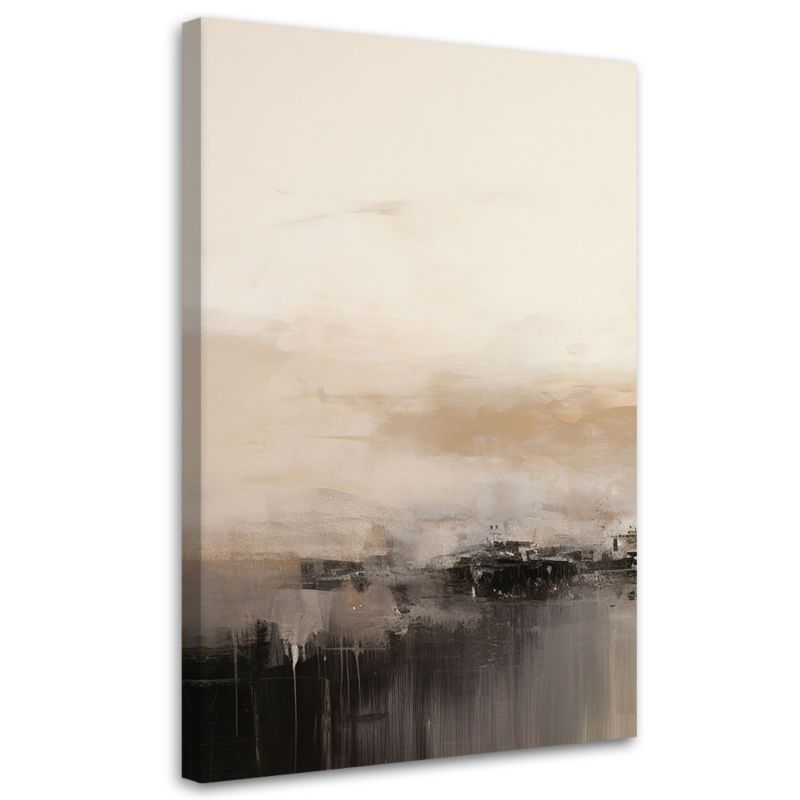 Obraz na płótnie Feeby Abstrakcja Lofty Beżowy 80x120cm 1szt