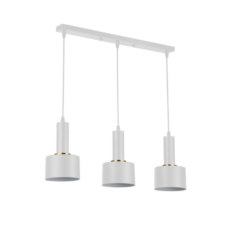Oprawa wisząca MasterLED Tema 3x E27 żyrandol lampa sufitowa 120cm IP20 biała 1 szt.