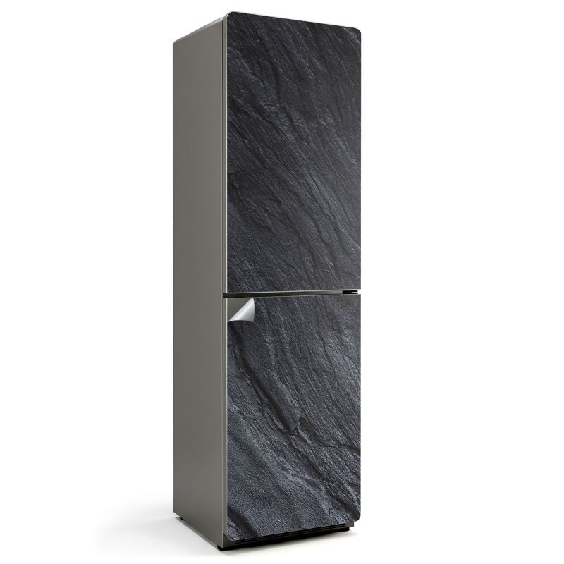 Ozdobna naklejka na lodówkę Wallfluent 60x205 cm Tekstura kamienia naturalnego 1 szt.