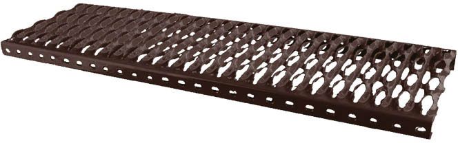 Ława kominiarska 0,8 m brąz połysk