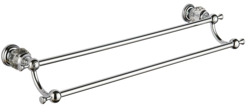 Podwójny wieszak na ręcznik Mexen Estela chrom 63x11 cm 2 szt.