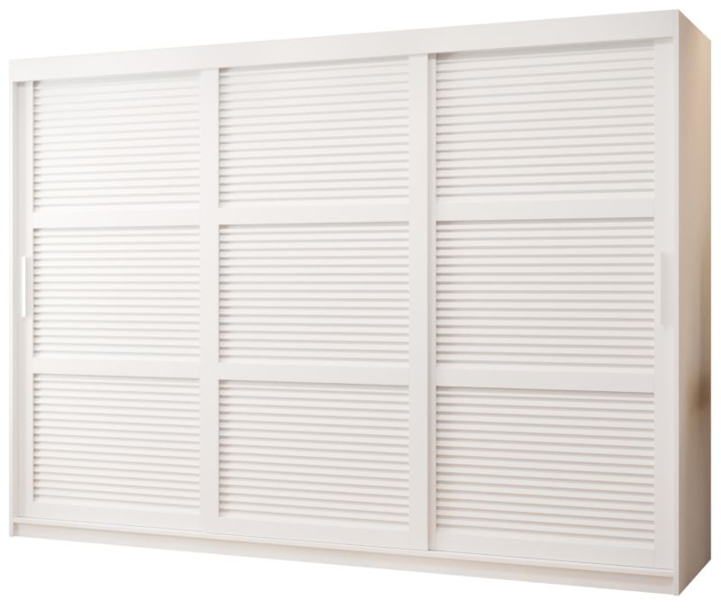 Szafa przesuwna Garderoba Abiks ŻALUZJA 250 biały 1 szt.
