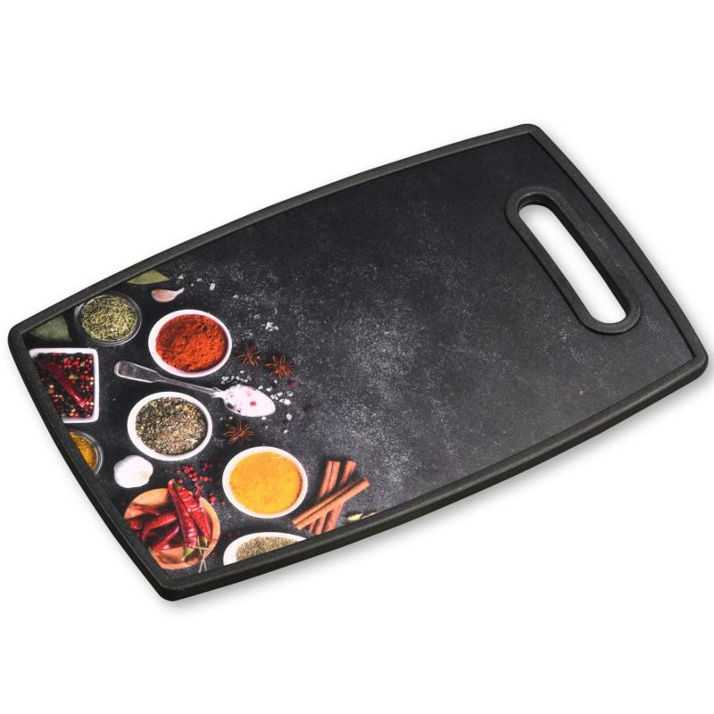 Deska do krojenia KESPER ze wzorem czarna 37x23 cm 1 szt.