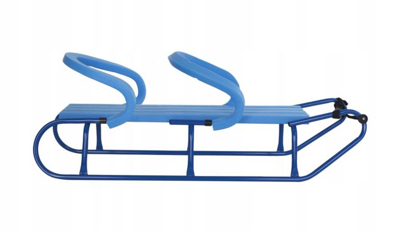 Sanki Corciano dla dzieci Niebiesko-granatowe Podwójne z Oparciem 1szt.