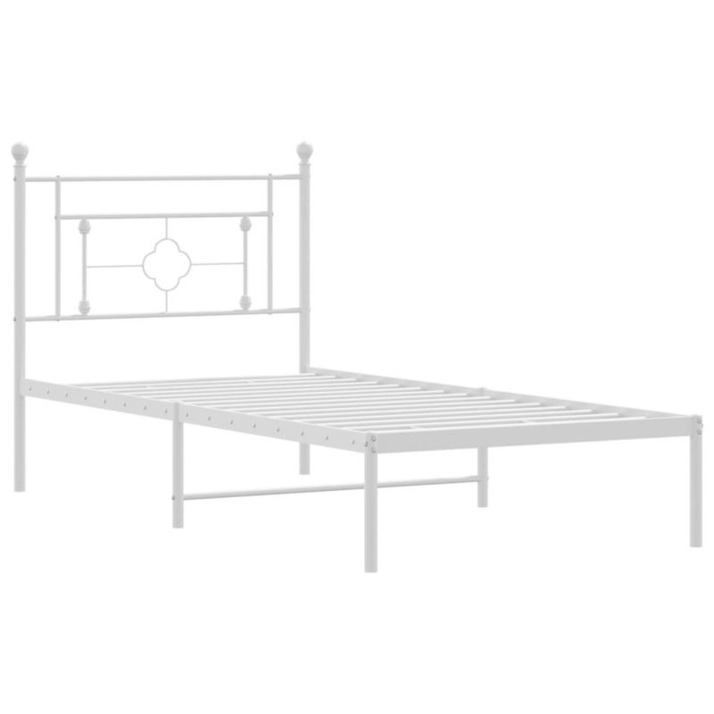 Łóżko metalowe WaszeMeble 90x200 cm biała WM-374381 1 szt.