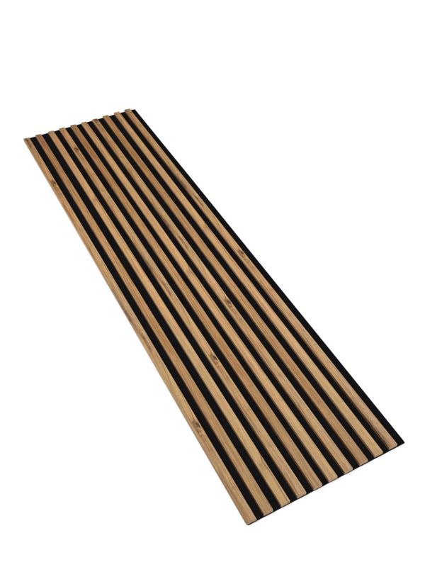 Lamele na Czarnej Płycie Ścienne SunWood 275x58cm Panele Dekoracyjne Dąb Catania 1 szt.