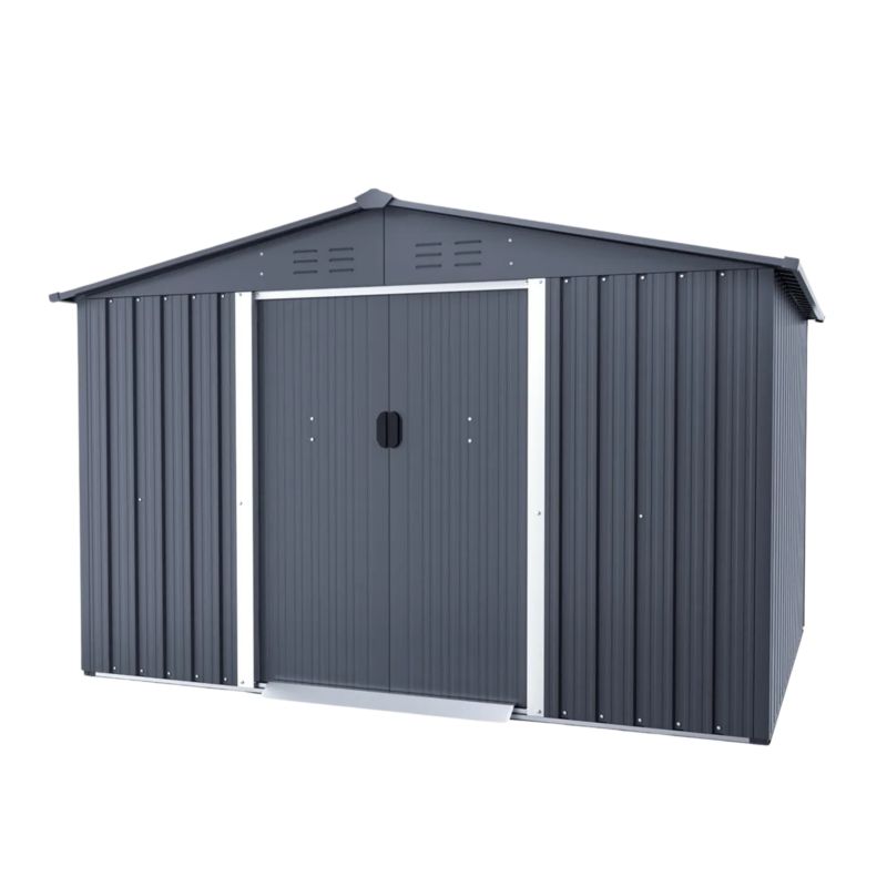 DOMEK narzędziowy Bauhus ogrodowy szopa schowek garaż metalowy 196x195x184 1 szt.