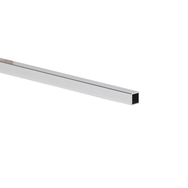 Rura kwadratowa aluminiowa 1000 x 10 x 10 x 1 mm srebrna połysk