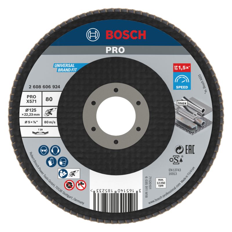 Tarcza listkowa do metalu Bosch PRO 125 mm G80