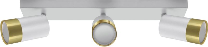 Spot Struhm Puzon 3 x GU10 biały / złoty