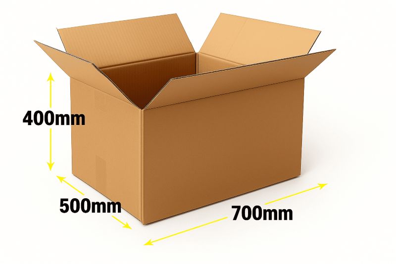 Karton Klapowy Neopak 700x500x400mm FEFCO 201 KRAFT 5-Warstwowy DUŻY Gabaryt 1 szt.