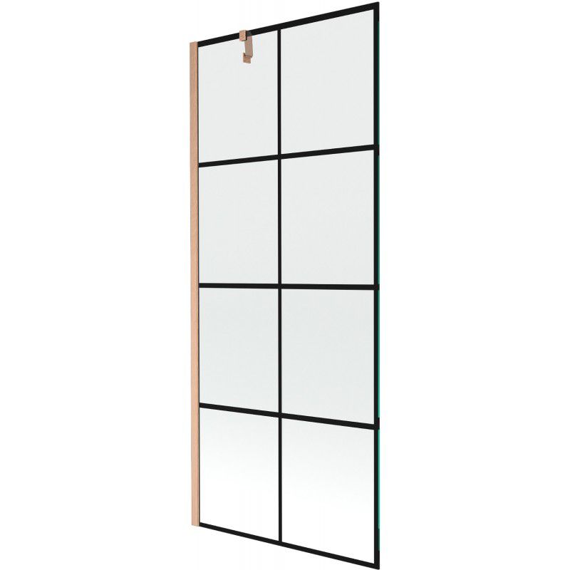 Parawan nawannowy Mexen Next czarny wzór 80x150 cm 895-080-000-00-77-65 1 szt.