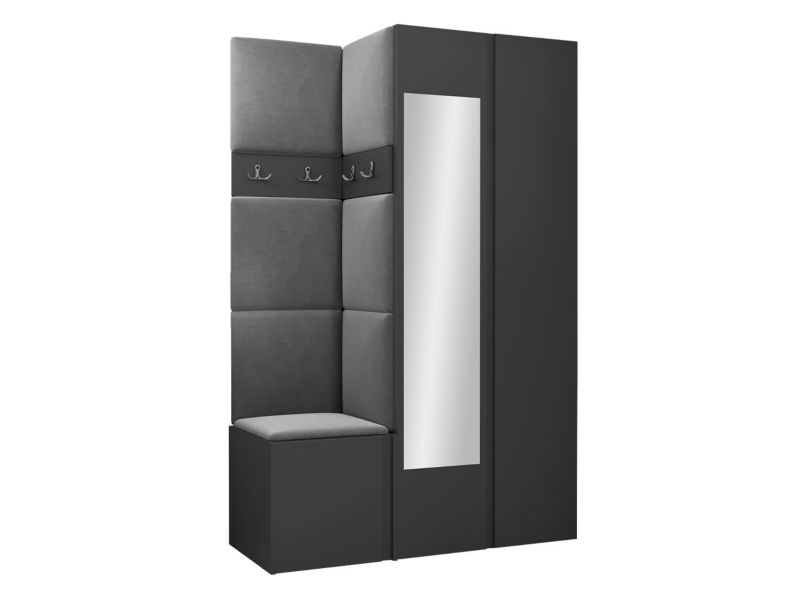 Garderoba MIRJAN 24 Orion XXVI grafit + szary 1 kpl.