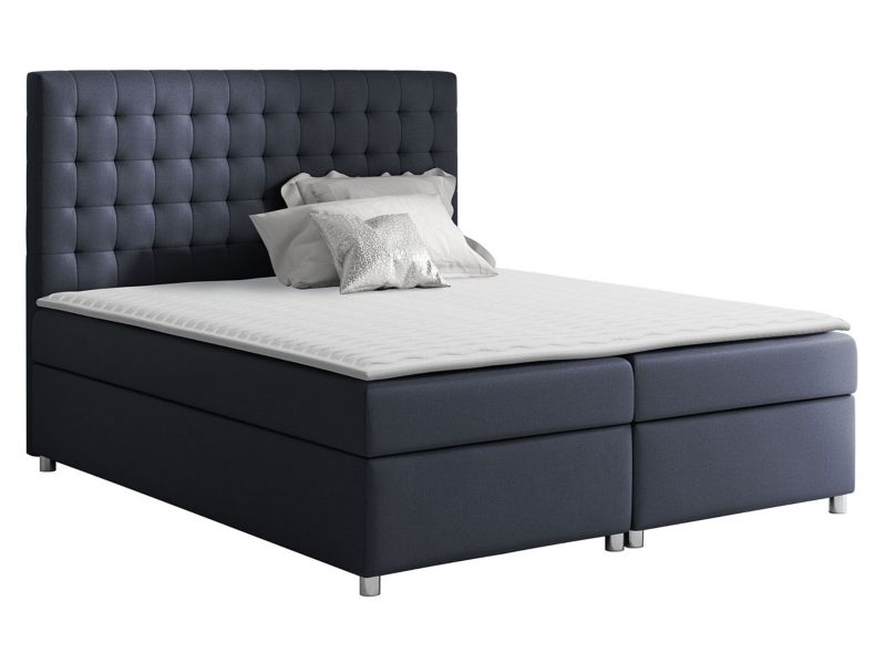 Łóżko kontynentalne MIRJAN 24 Asti 200x200 atramentowy 1 szt.