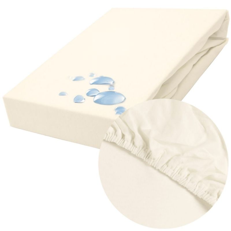 Prześcieradło ochronne Darymex wodoodporne z gumką 2w1, rozmiar 70x140 SMARTCEL kolor krem 1 szt.