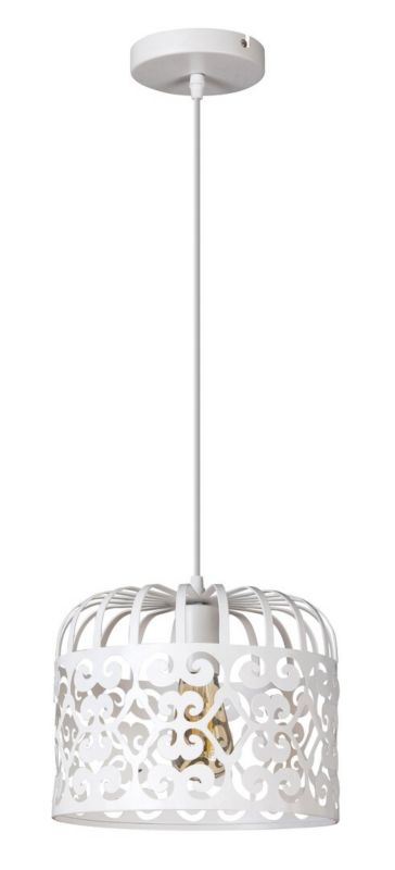Lampa wisząca Rabalux Alessandra 1615 biała 26 cm szerokości 1xE27 x 60W 1 szt.