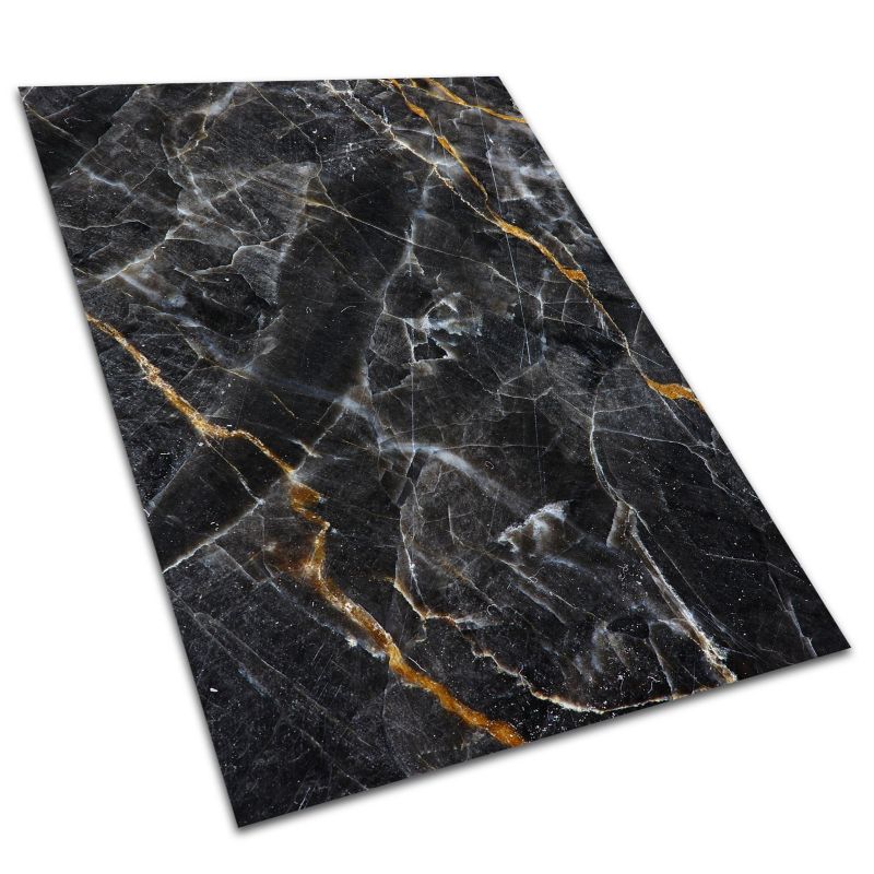 Winylowa mata z nadrukiem Tulup 120x180 cm Pod meble ogrodowe Marmur złote żyły 1 szt.