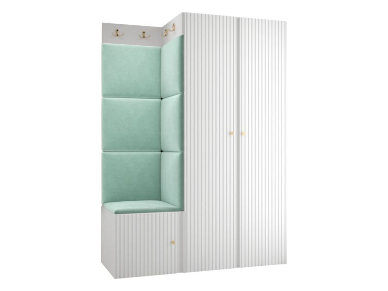 Zestaw MIRJAN 24 Orion Ryfel Slim XXIII biały + miętowy 1 kpl.