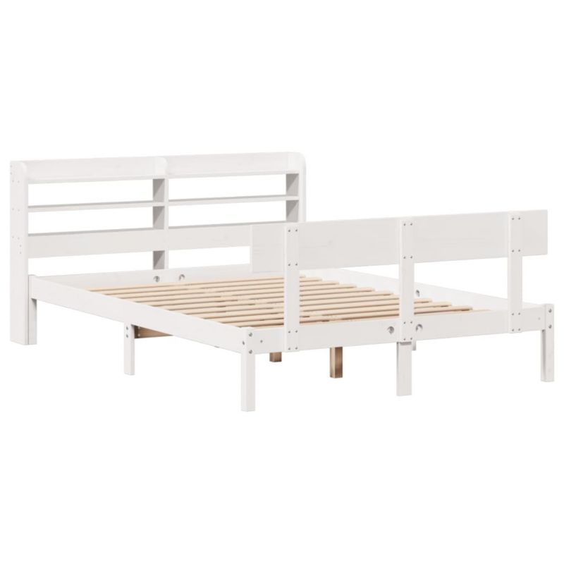 Łóżko drewniane WaszeMeble 150x200 cm biała WM-3306622 1 szt.