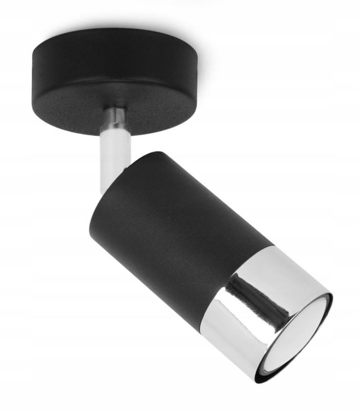 Lampa sufitowa reflektor Light Home LH Hugo 1x GU10 20W czarny 1szt.