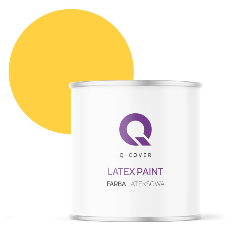 Farba Lateksowa Do Ścian i Sufitów Q-Cover Złocisty H7064 Głęboki Mat 2L