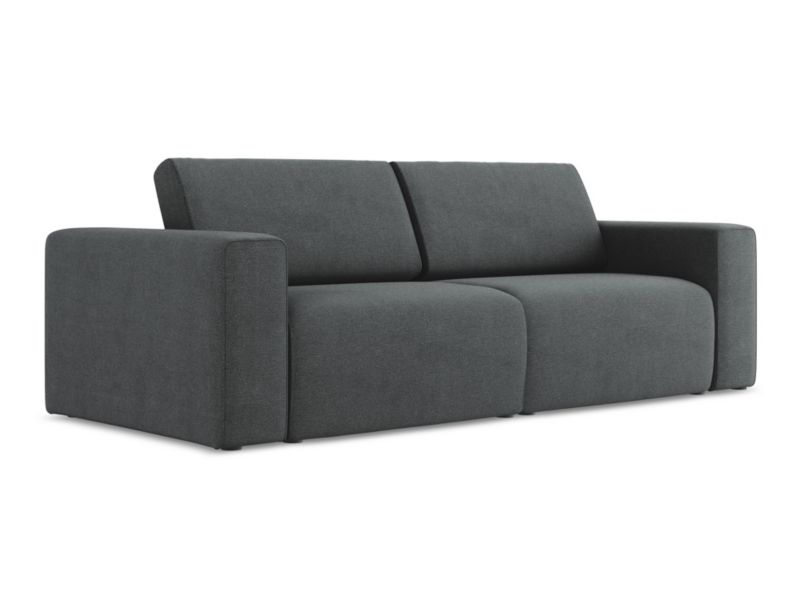 3-osobowa kanapa modułowa LaMiaSofa CASERTA z tkaniny strukturalnej 224x103 cm szary 1 szt.