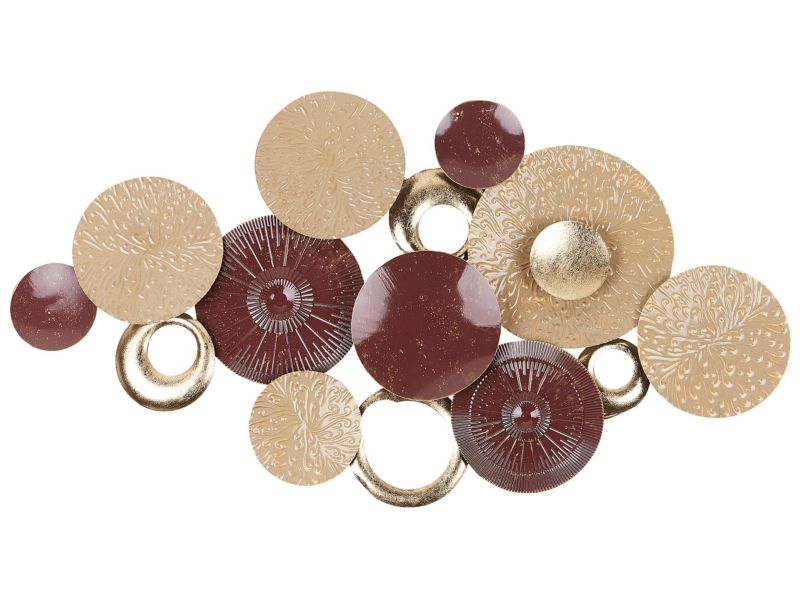 Dekoracja ścienna Bromine Metal Złoty 1 szt.