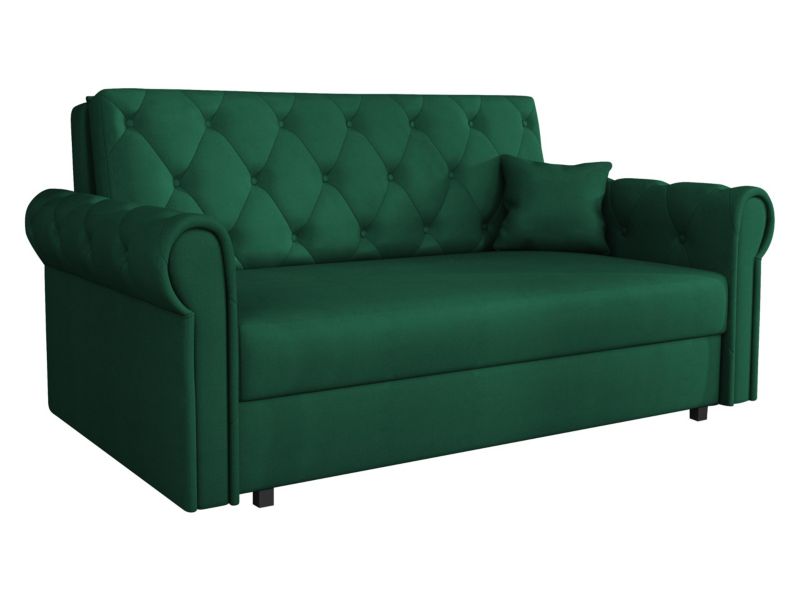 Kanapa rozkładana MIRJAN 24 Viva Roma III butelkowa zieleń 1 szt.