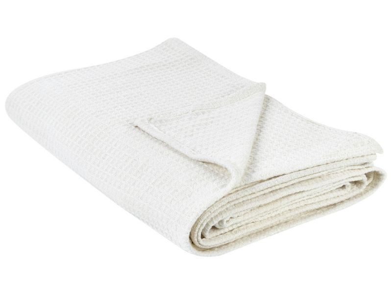 Narzuta na łóżko Ragala Bawełna 200 x 220 cm Jasnobeżowy 1 szt.