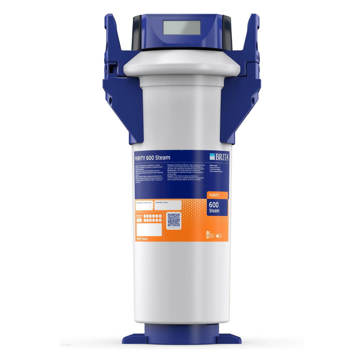 BRITA PURITY 600 Steam. System filtrujący dla gastronomii, głowica z wyświetlaczem. Ochrona urządzeń, pyszny smak potraw dzięki filtrowanej wodzie.