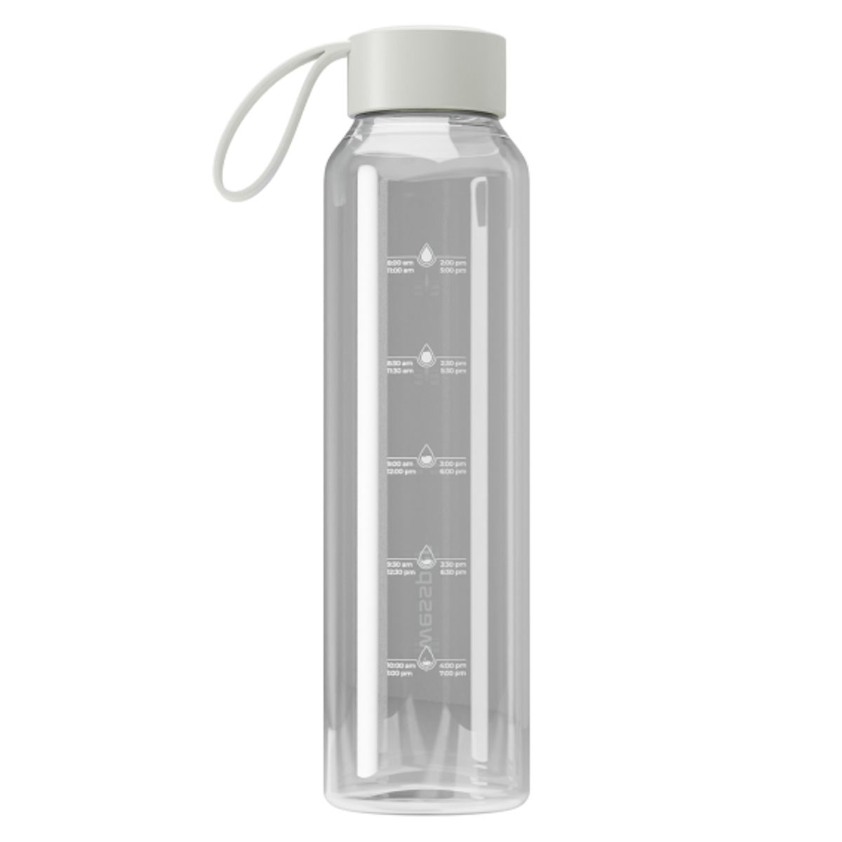 Szklana butelka Wessper transparentna base 500 ml.