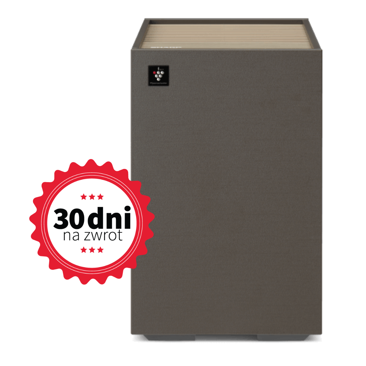 Oczyszczacz powietrza SHARP FP-S40EU-T do 30m2, kolor brązowy.